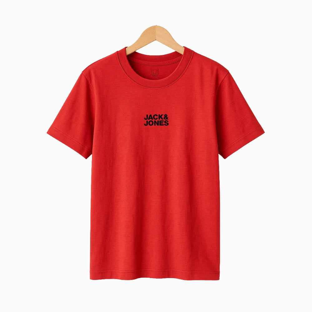 Jack & Jones t-shirt manica corta bambino rossa