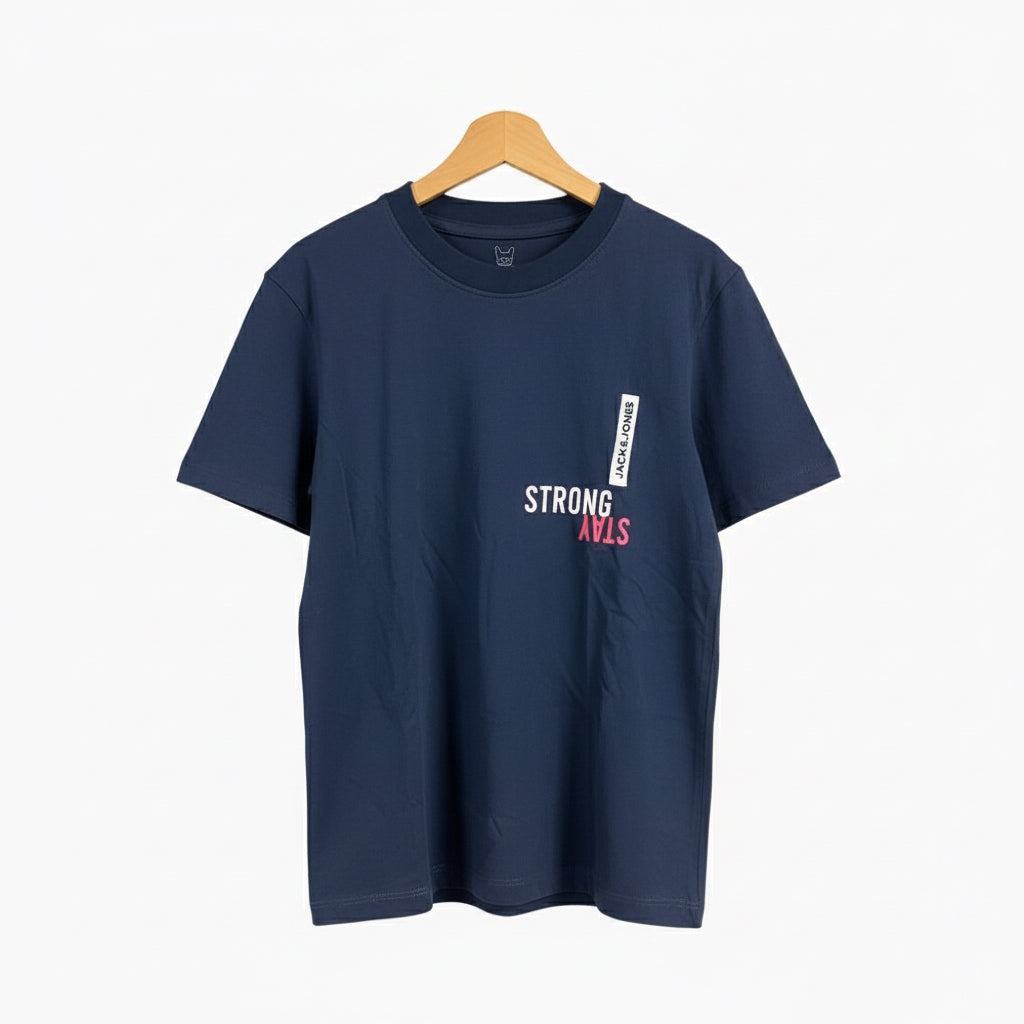 Jack & Jones t-shirt manica corta basket bambino blu - Abbigliamento bambini firmato | CDifferent Outlet