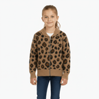 Kocca felpa maculata animalier bambina