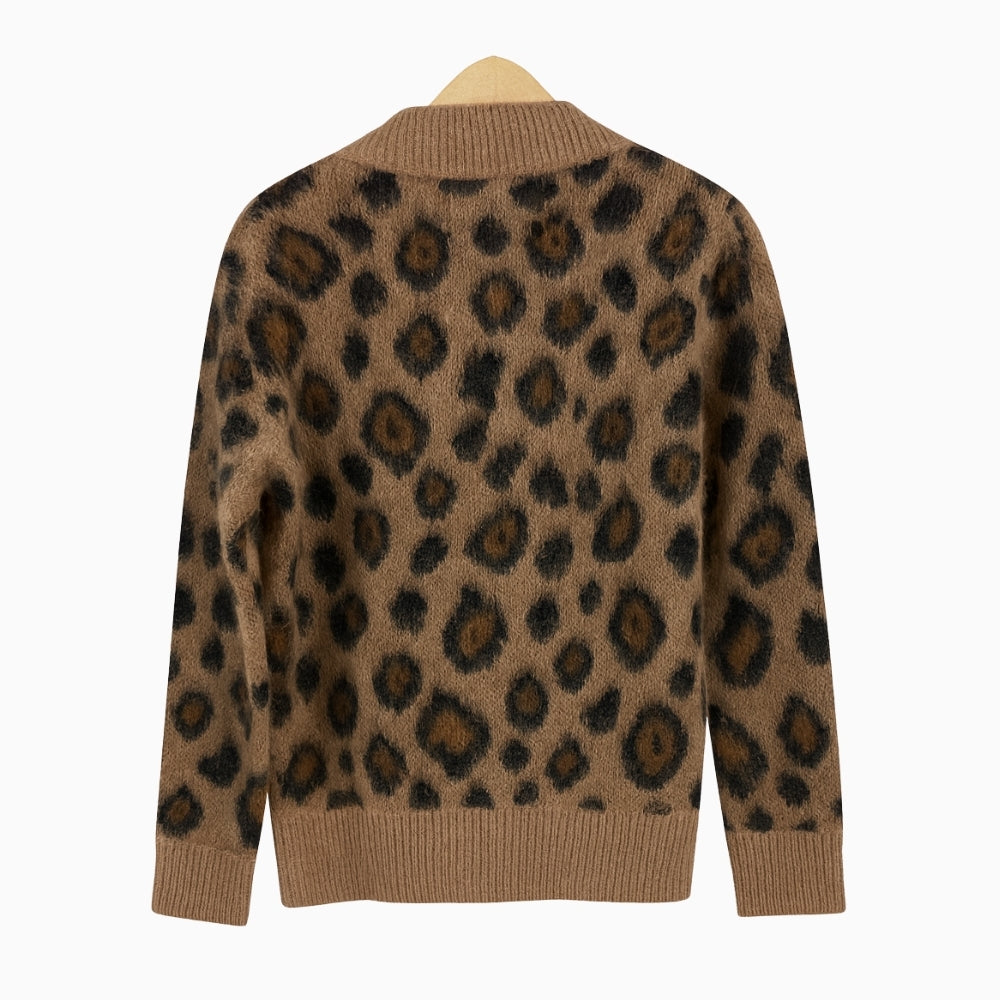 Kocca felpa maculata animalier bambina