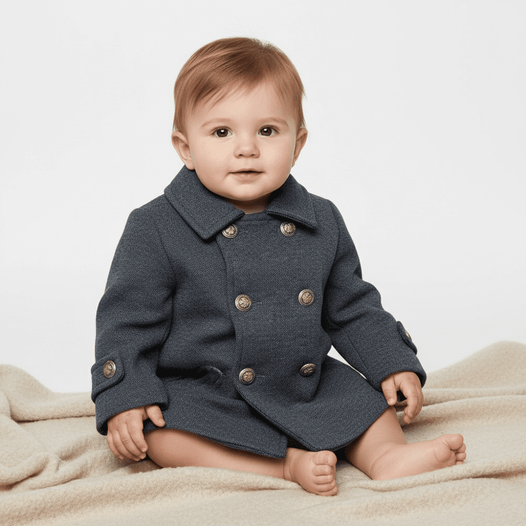Le Bebé cappottino neonato grigio - Abbigliamento bambini firmato | CDifferent Outlet