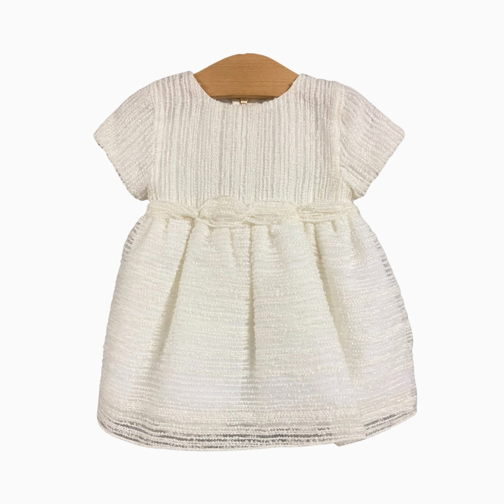 Leo & Lilly abito neonata bianco - Abbigliamento bambini firmato | CDifferent Outlet