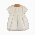 Leo & Lilly abito neonata bianco - Abbigliamento bambini firmato | CDifferent Outlet