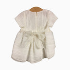 Leo & Lilly abito neonata bianco - Abbigliamento bambini firmato | CDifferent Outlet