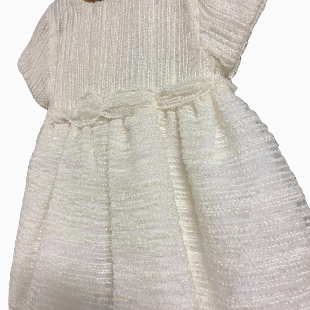 Leo & Lilly abito neonata bianco