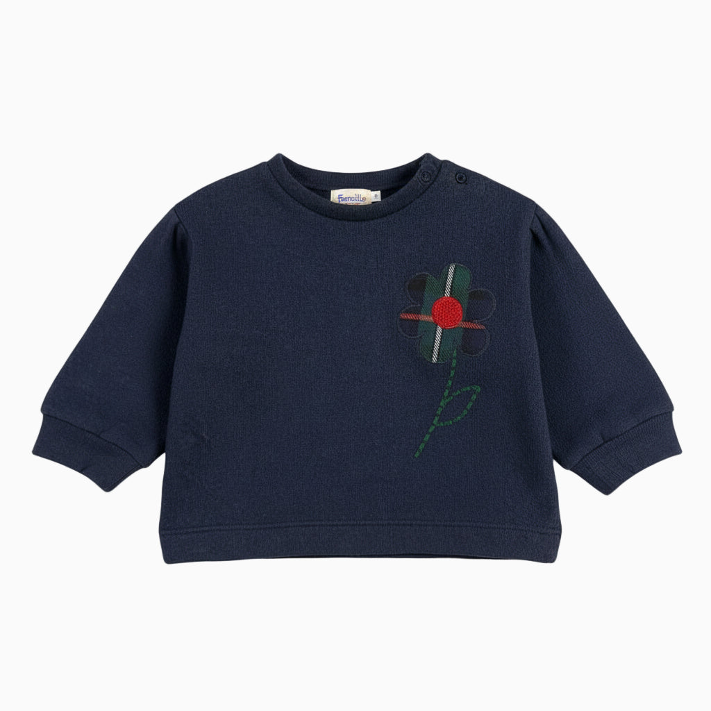 Leo & Lilly maglioncino neonata blu - Abbigliamento bambini firmato | CDifferent Outlet
