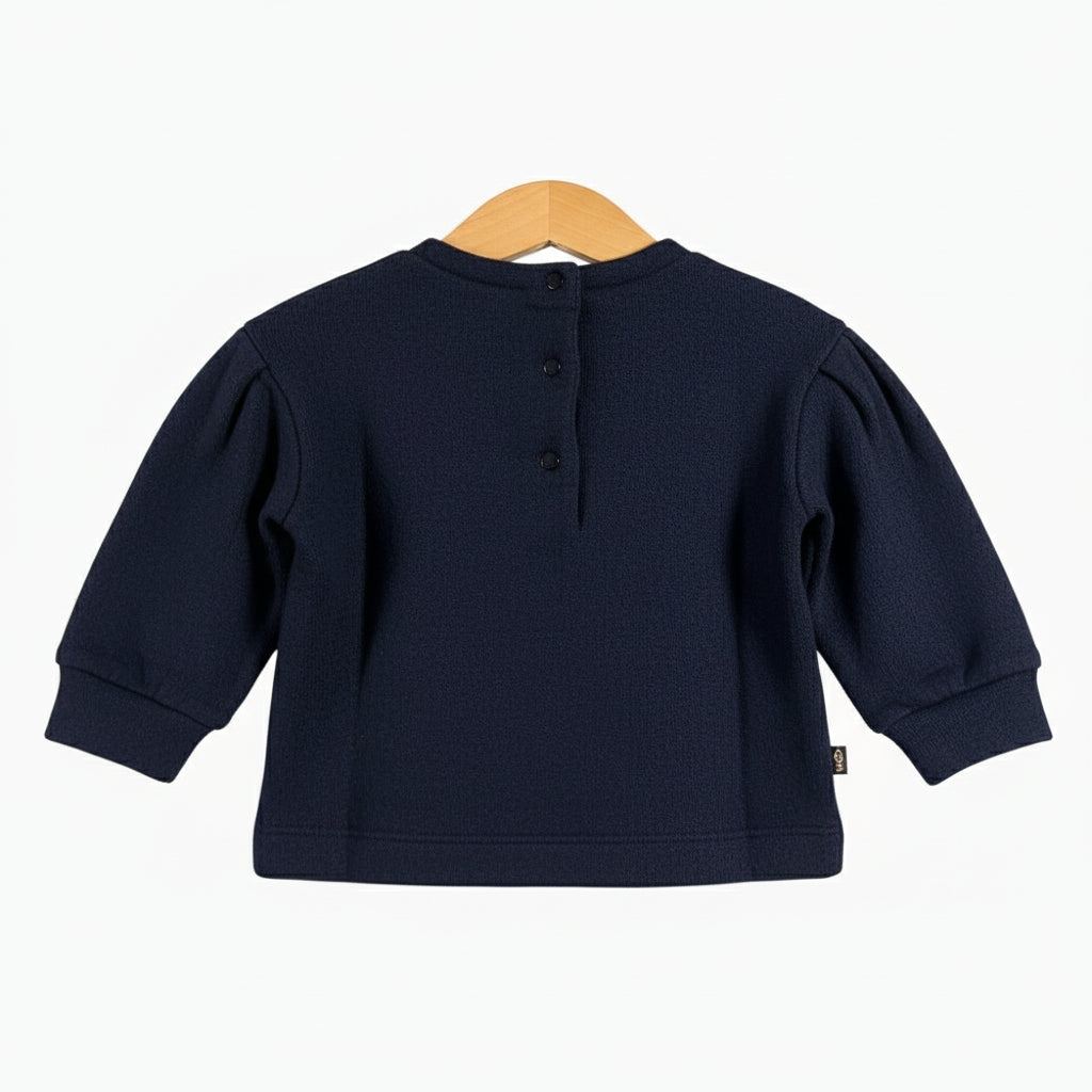 Leo & Lilly maglioncino neonata blu - Abbigliamento bambini firmato | CDifferent Outlet