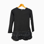 Mayoral abito con frange bambina nero