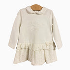 Mayoral abito neonata bianco con fiore