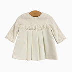 Mayoral abito neonata bianco con pizzo
