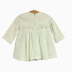 Mayoral abito neonata bianco con pizzo