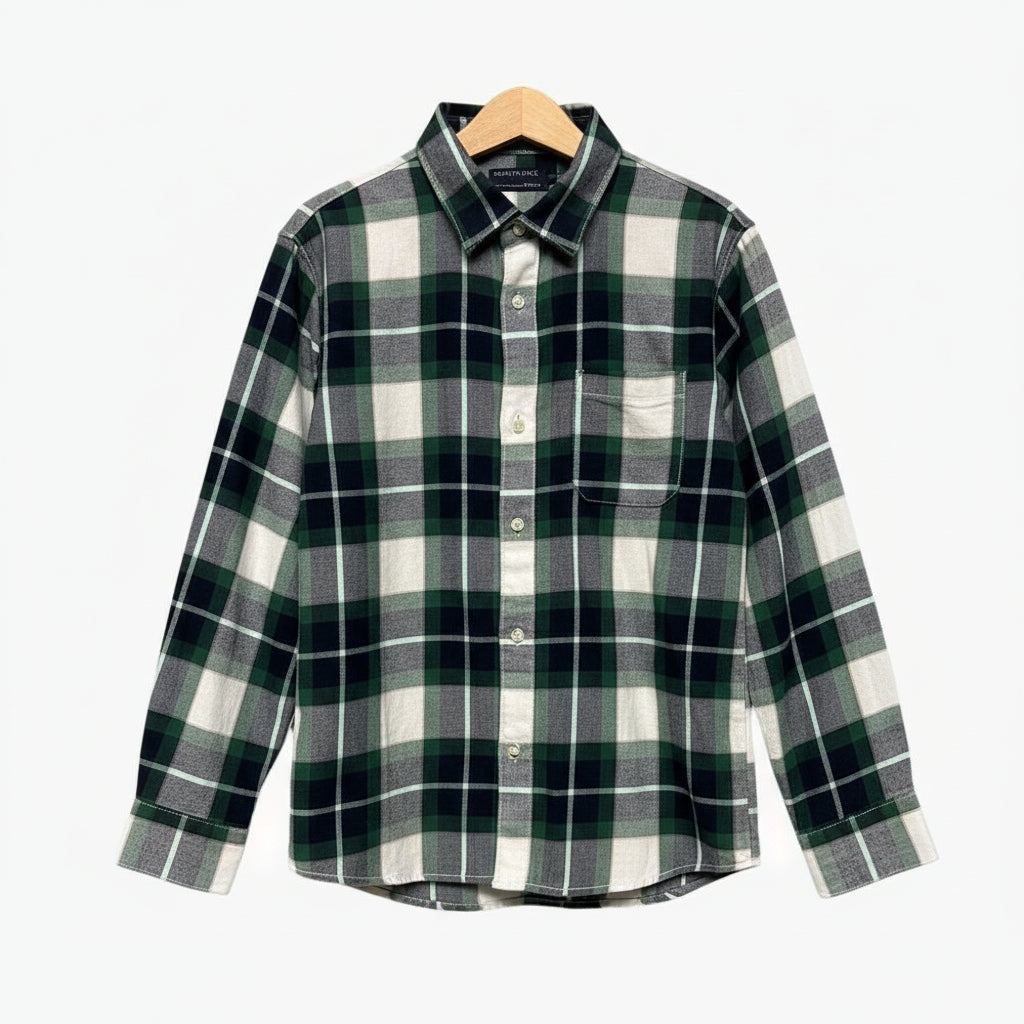 Mayoral camicia bambino fantasia tartan - Abbigliamento bambini firmato | CDifferent Outlet