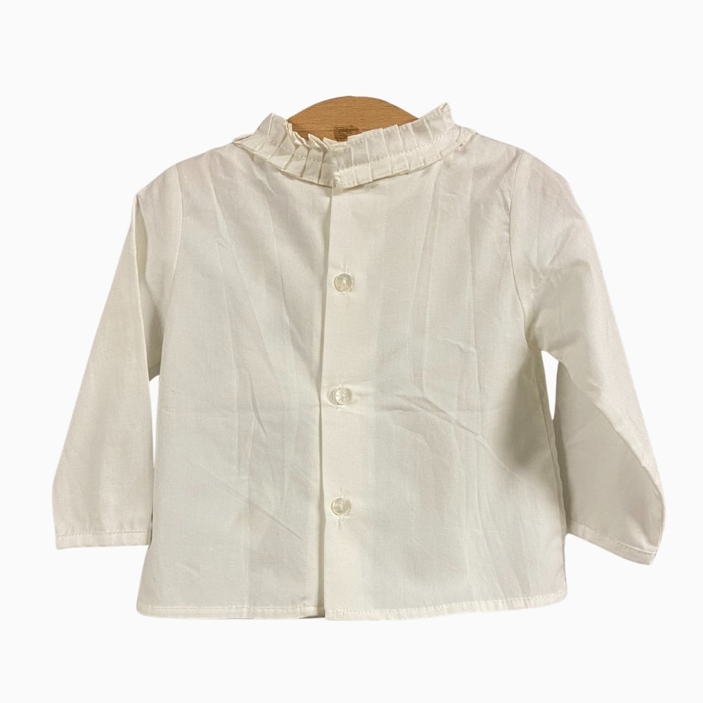 Mayoral camicia neonata panna