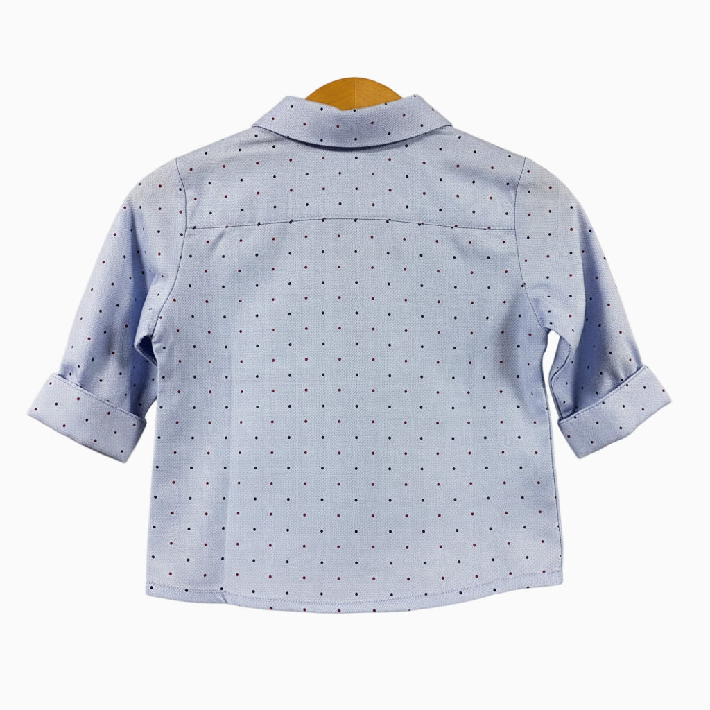 Mayoral camicia neonato azzurra