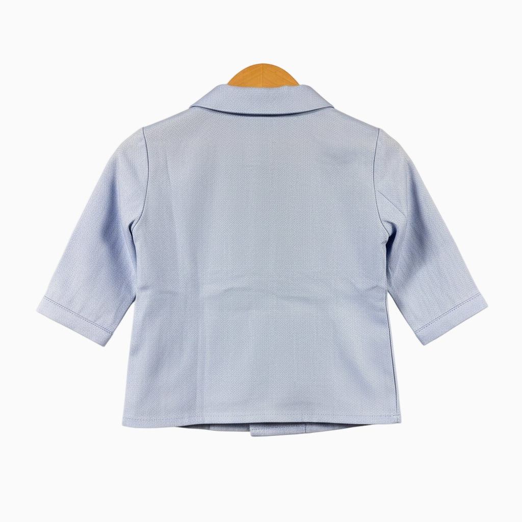 Mayoral camicia neonato azzurra