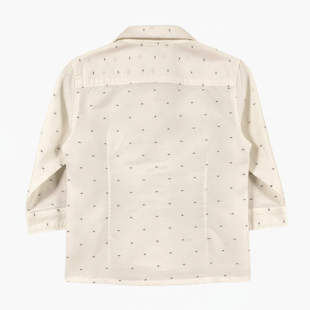 Mayoral camicia neonato bianca fantasia - Abbigliamento bambini firmato | CDifferent Outlet