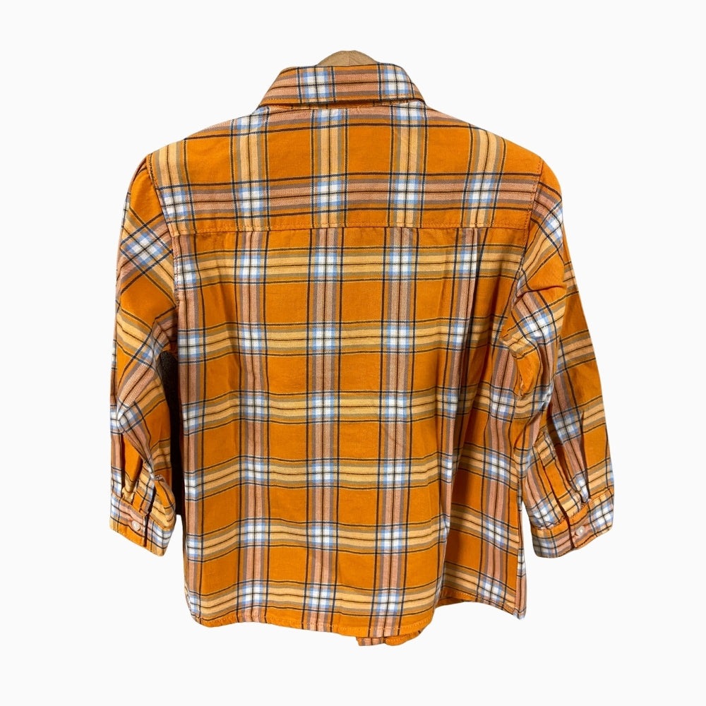 Mayoral camicia neonato tartan arancione - Abbigliamento bambini firmato | CDifferent Outlet