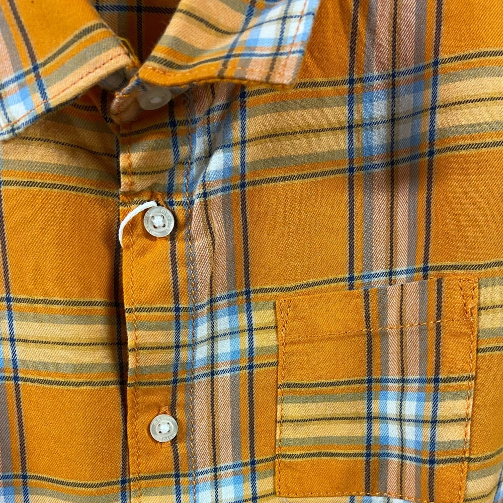 Mayoral camicia neonato tartan arancione