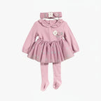 Mayoral completo body neonata rosa