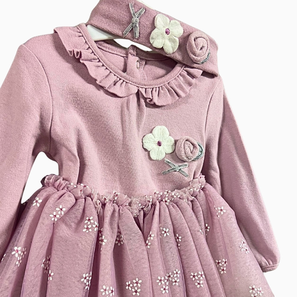 Mayoral completo body neonata rosa