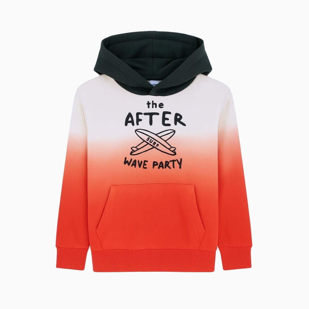 Mayoral felpa con cappuccio bambino arancione