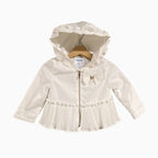 Mayoral giacca plissettata neonata panna