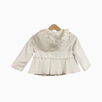 Mayoral giacca plissettata neonata panna