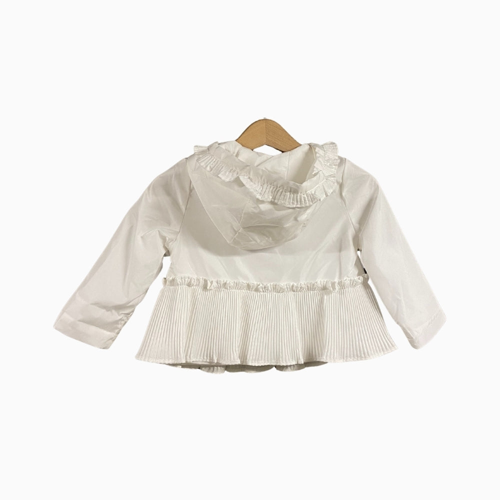 Mayoral giacca plissettata neonata panna