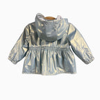 Mayoral giacca reversibile con cappuccio neonata azzurra