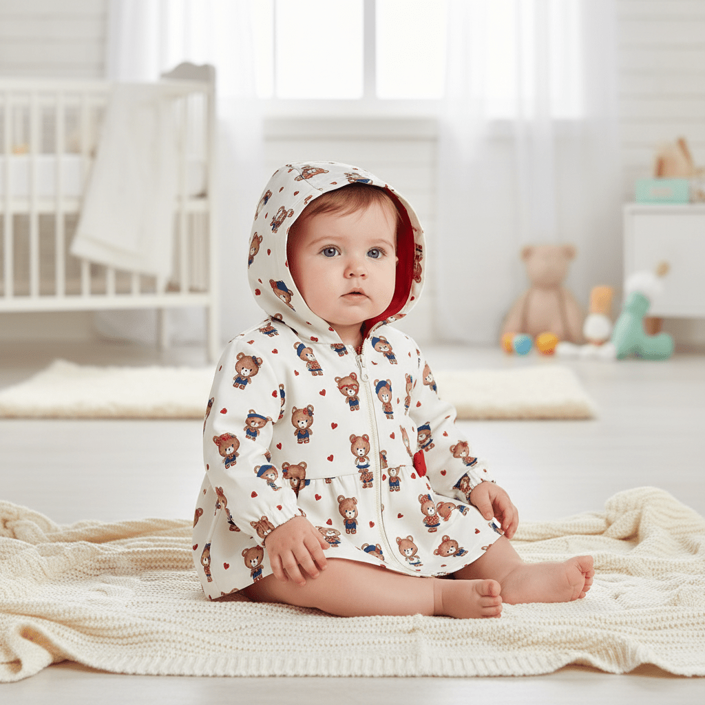 Mayoral giacca reversibile neonata rossa