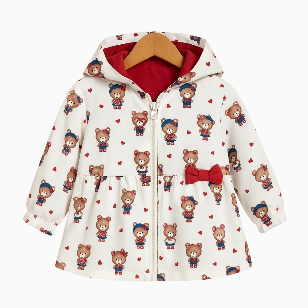 Mayoral giacca reversibile neonata rossa - Abbigliamento bambini firmato | CDifferent Outlet