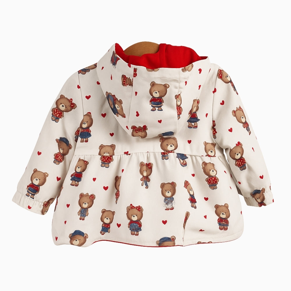 Mayoral giacca reversibile neonata rossa