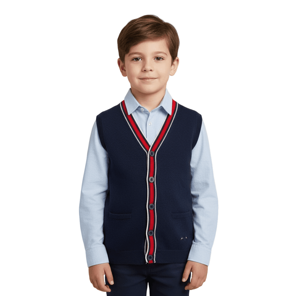 Mayoral gilet con bottoni bambino blu - Abbigliamento bambini firmato | CDifferent Outlet