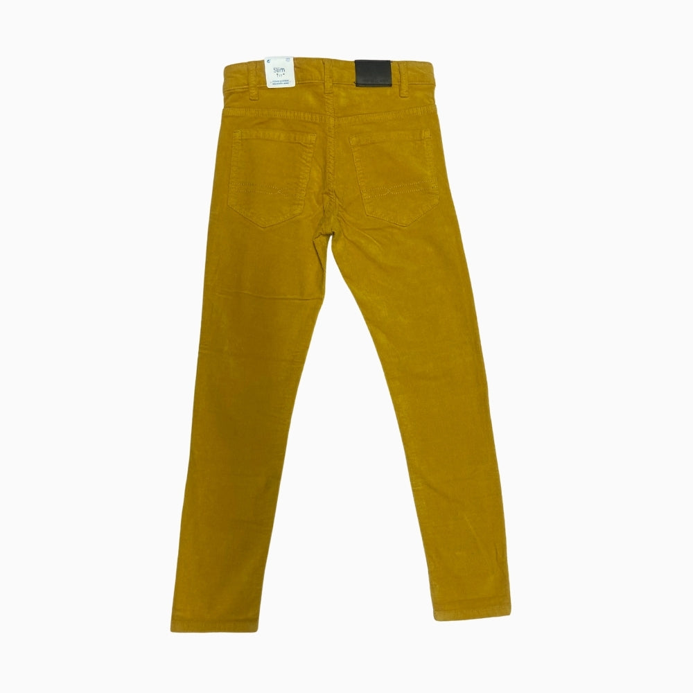 Mayoral pantalone millerighe velluto bambina ocra