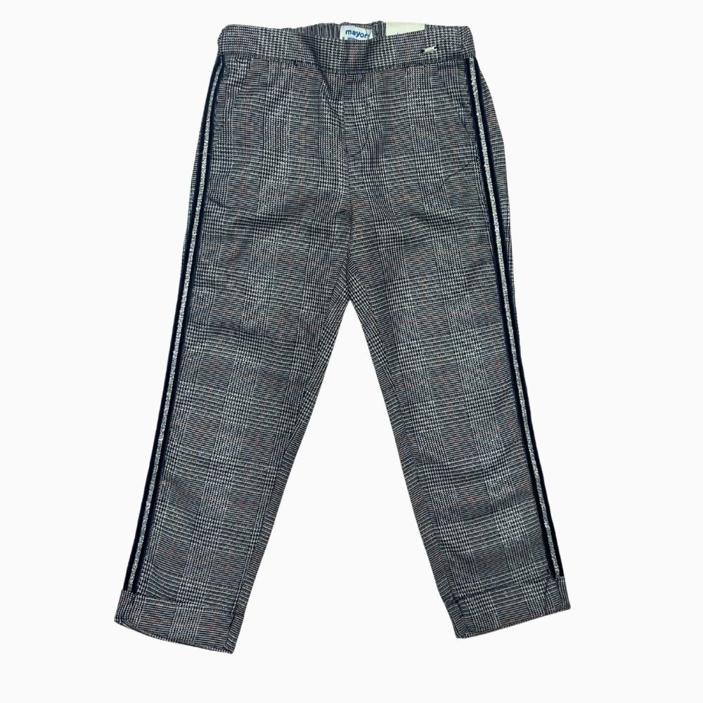 Mayoral pantalone bambina tartan grigio