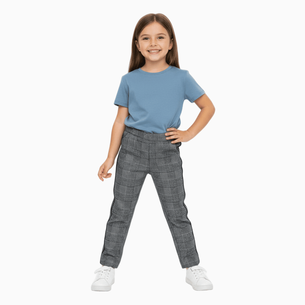 Mayoral pantalone bambina tartan grigio - Abbigliamento bambini firmato | CDifferent Outlet