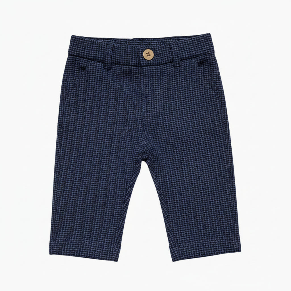 Mayoral pantalone pied de poule blu neonato