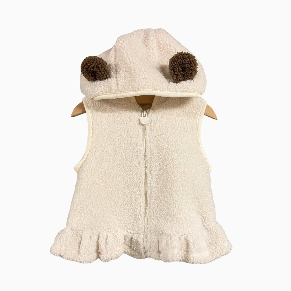 Mayoral smanicato Teddy bambina panna - Abbigliamento bambini firmato | CDifferent Outlet