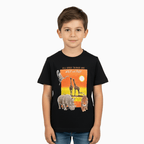 Mayoral t-shirt bambino nera con stampa