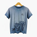 Mayoral t-shirt manica corta bambino azzurra savana