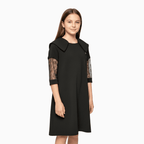 Miss Blumarine Abito con pizzo bambina nero - Abbigliamento bambini firmato | CDifferent Outlet