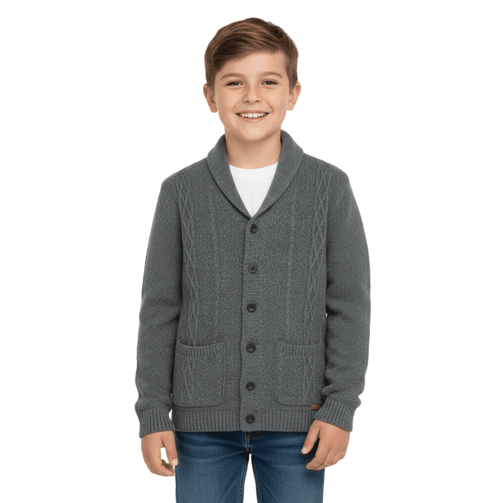 Name It cardigan con scollo a v bambino grigio - Abbigliamento bambini firmato | CDifferent Outlet