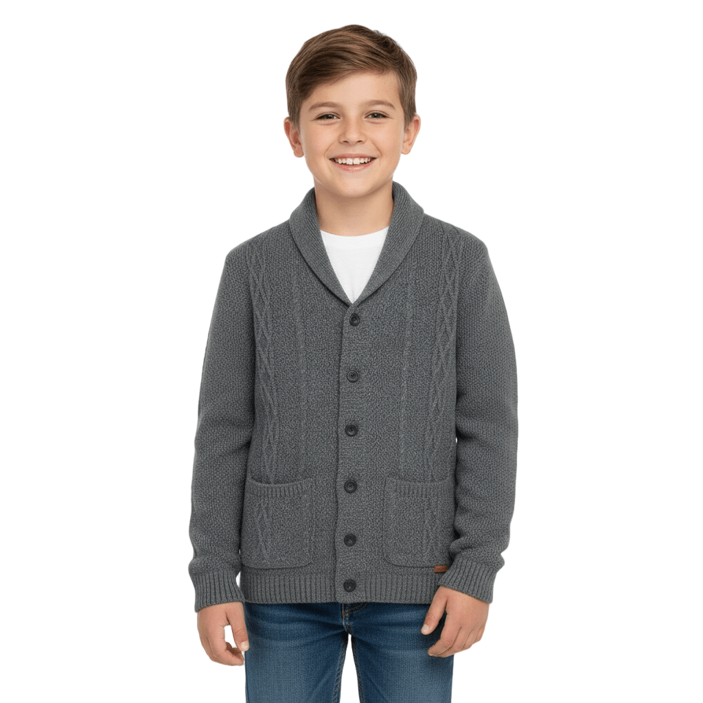 Name It cardigan con scollo a v bambino grigio