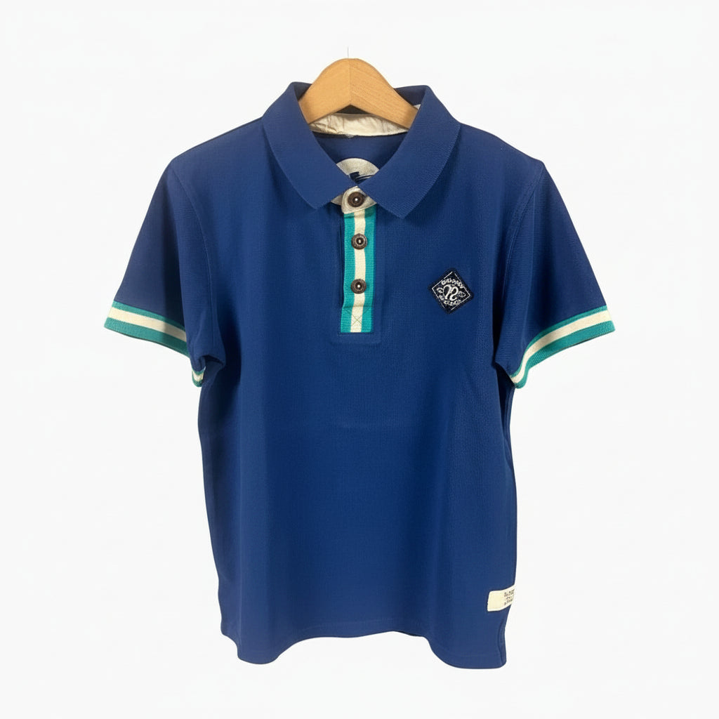 Name It polo bambino mezza manica blu