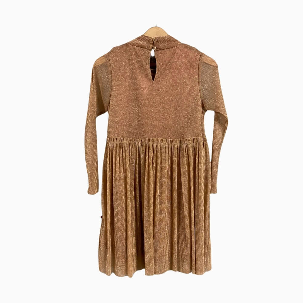 Name It vestito con lurex bambina oro