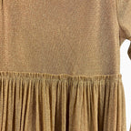 Name It vestito con lurex bambina oro