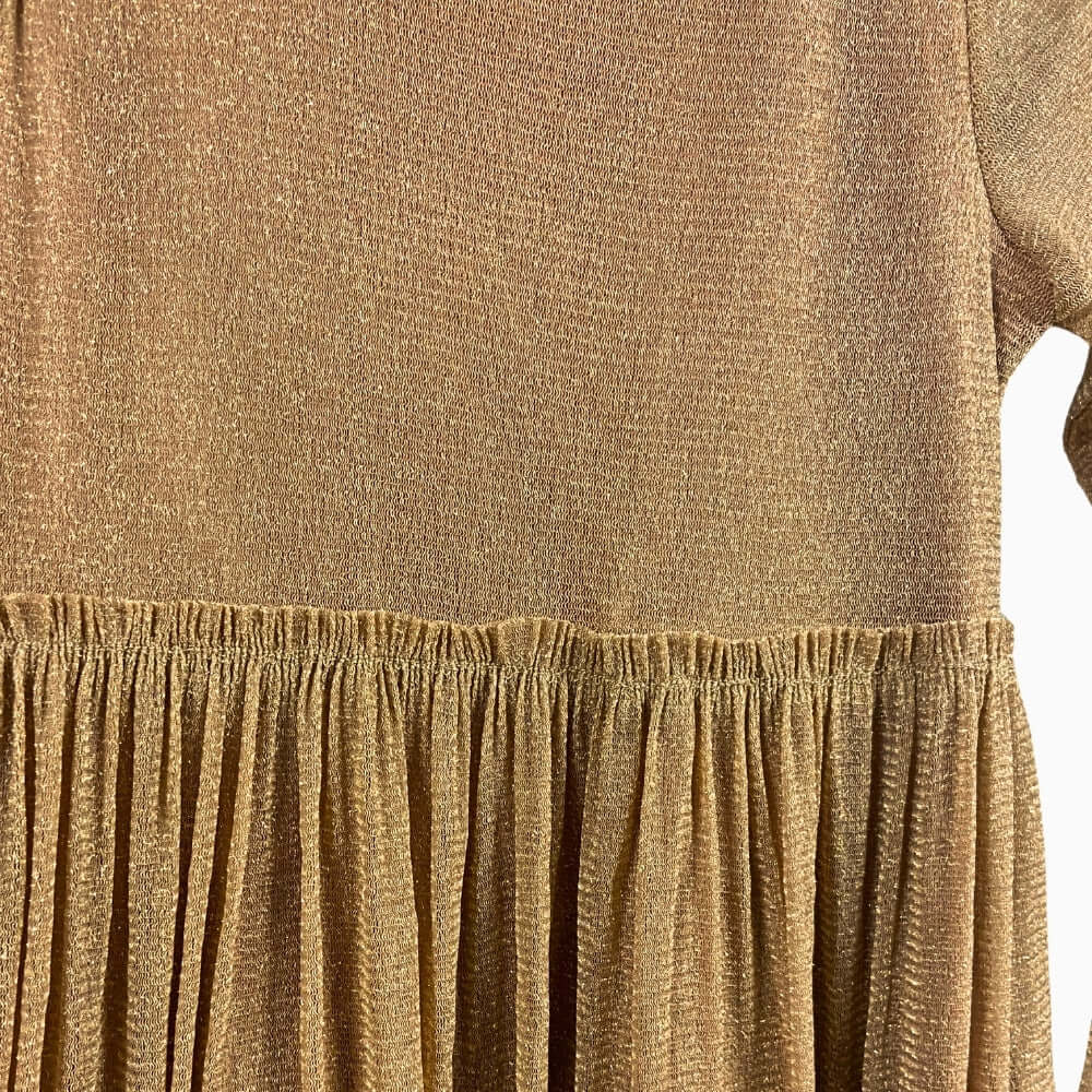 Name It vestito con lurex bambina oro