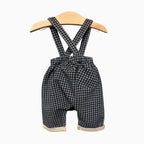 Neoné pantaloni con bretelle neonato tartan - Abbigliamento bambini firmato | CDifferent Outlet
