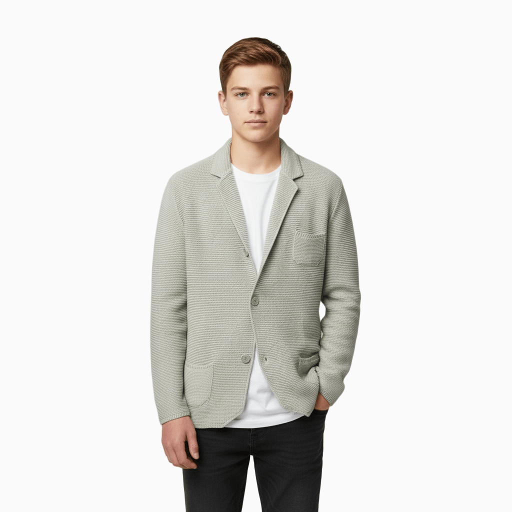 OVER-D cardigan bambino beige