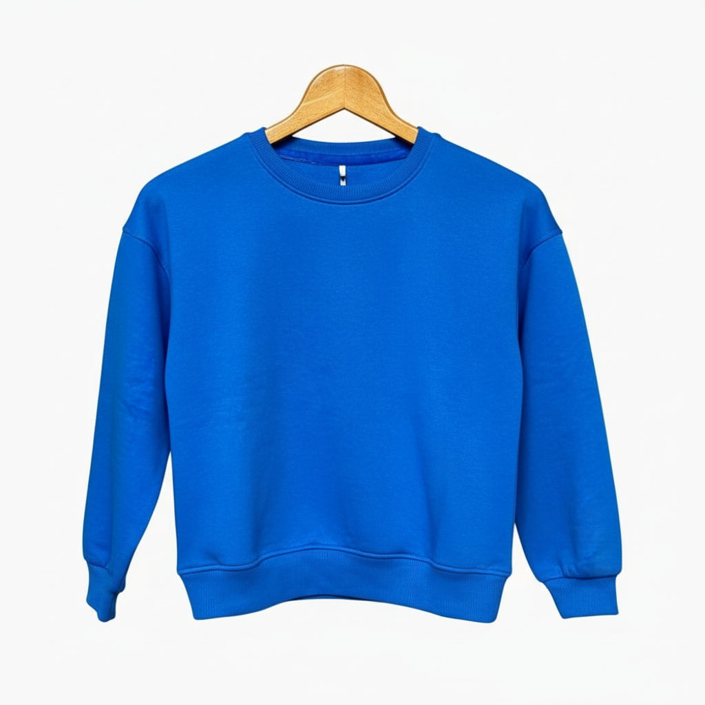 Only felpa bambina blu